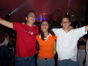 Raquel, Diego y Jorge