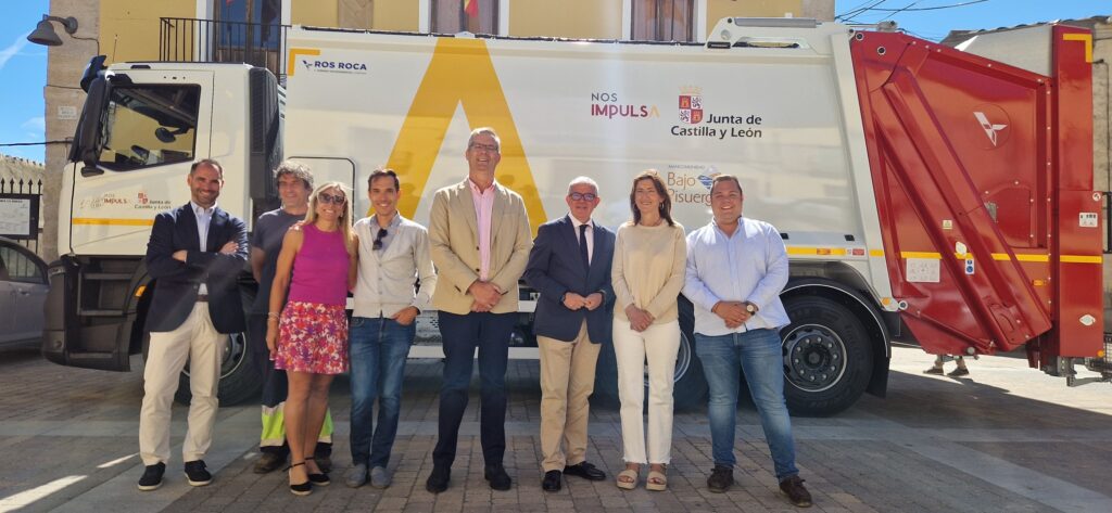 la mancomunidad "bajo pisuerga" estrena nuevo camiÓn de recogida de residuos
